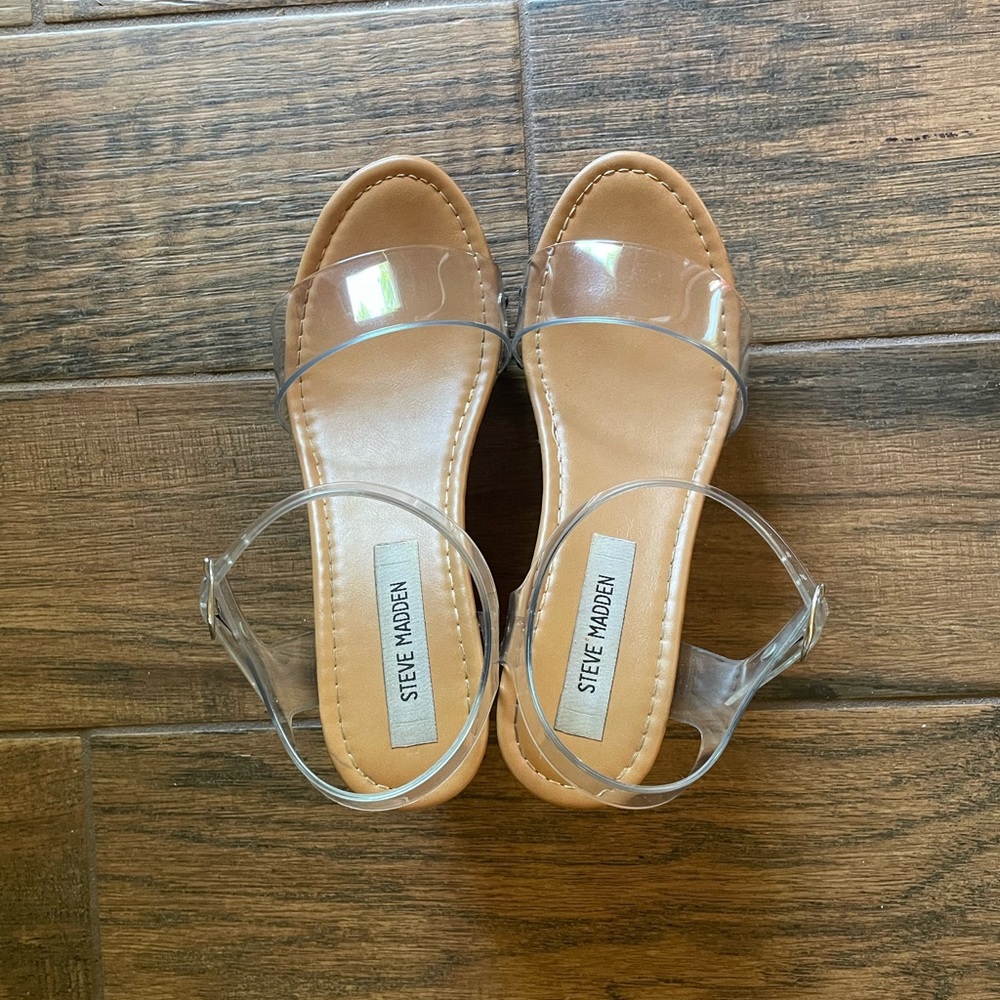 Clearly Made for You! Steve Madden Lifft Platform Sandal
